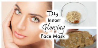 DIY Instant Glowing Face Mask