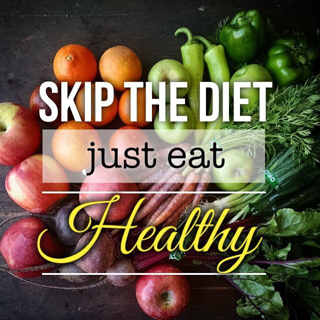 Ditch the diet to enjoy a healthy lifestyle